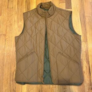 J. Crew Brown Quilted Vest